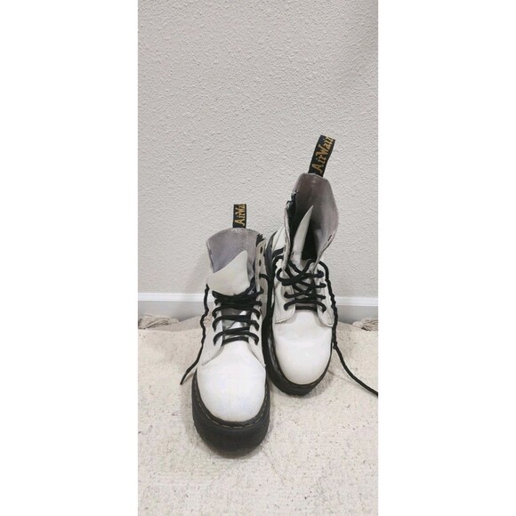 Dr. Martens Jadon Platform Quad Retro White Women's Size- US 7 - Picture 1 of 10